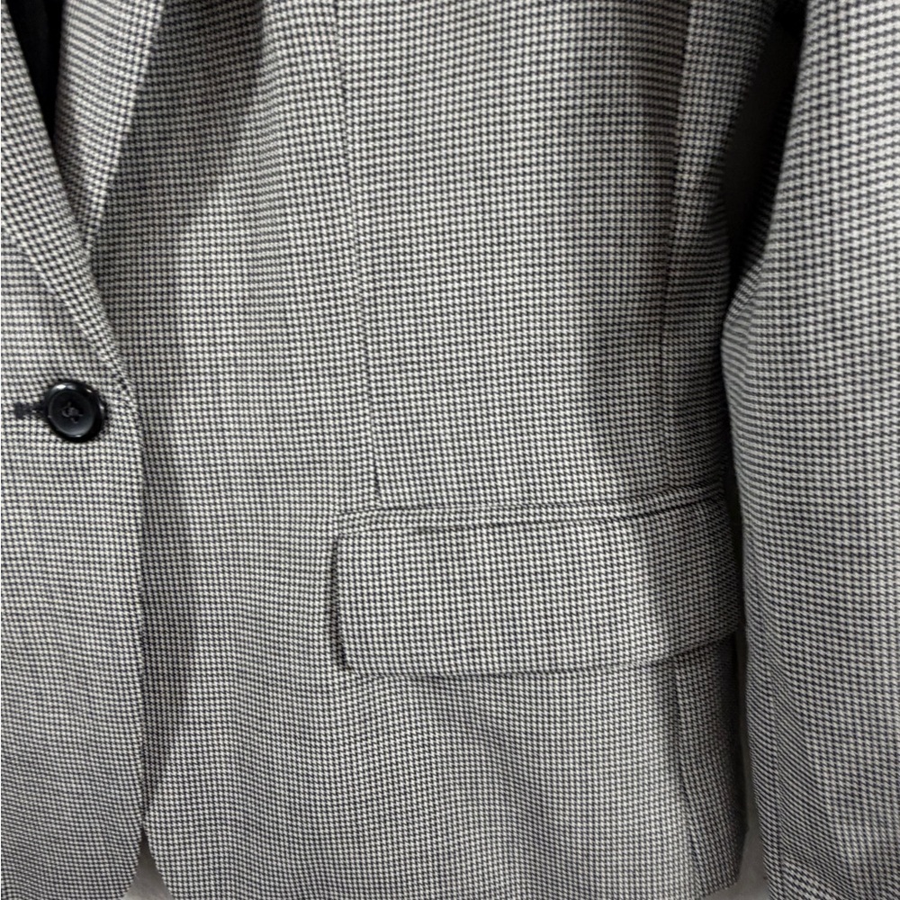 Pendleton Wool Houndstooth Blazer Women’s Size 6 Classic Career Jacket like new - Picture 7 of 9